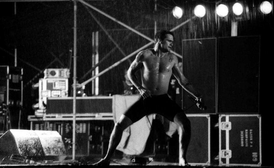 Henry+Rollins+was+the+front+man+for+Black+Flag+for+five+years+in+the+1980s.