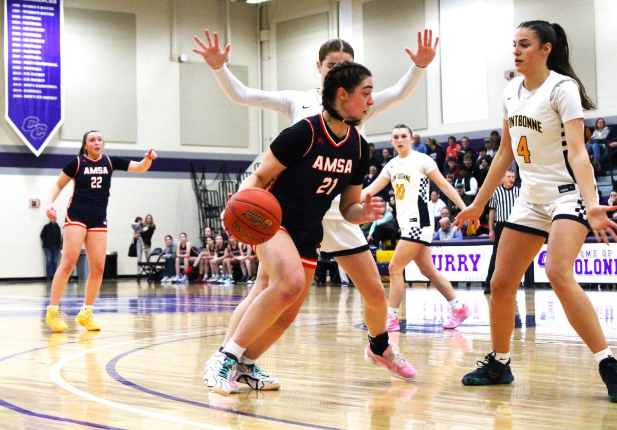 Riley Whittier had a record-breaking season for AMSA's girls basketball team.