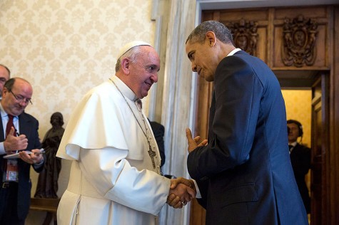 President Obama met with Pope Francis at the Vatican last spring. (Photo by Wikimedia Commons under Creative Commons license)