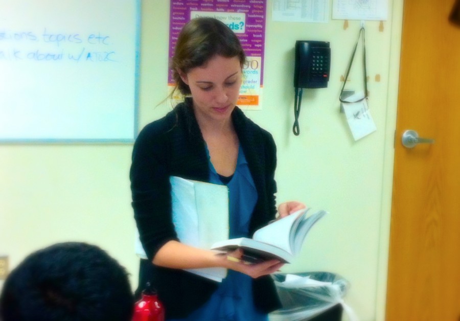 First-year English teacher Katelyn Natale has made an immediate connection with students.