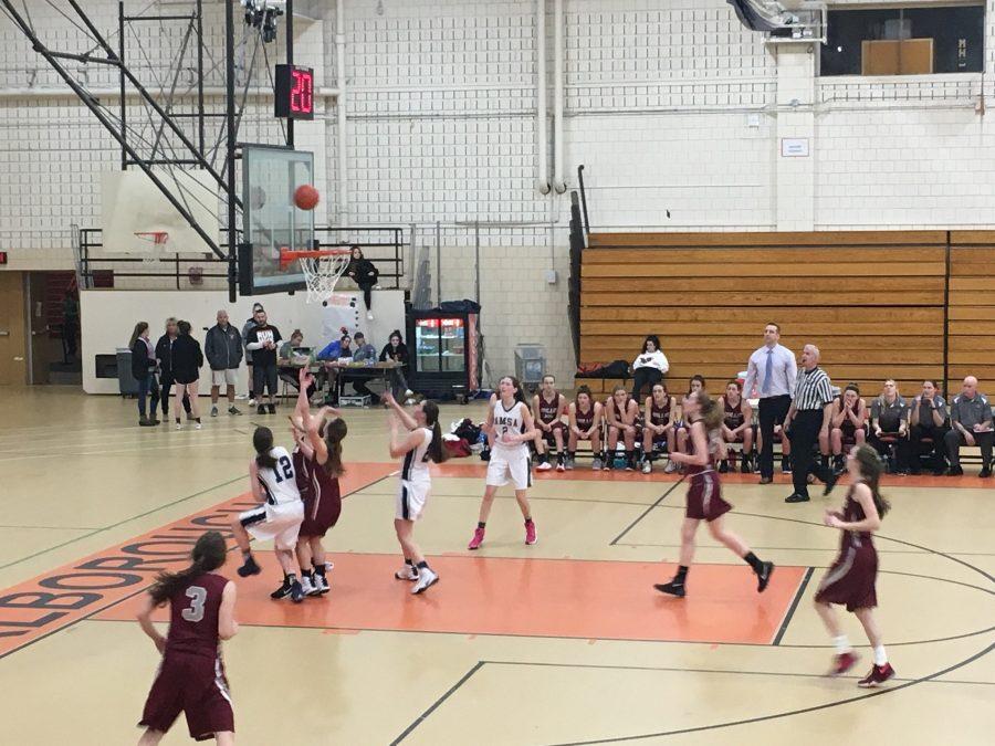 The AMSA varsity girls saw their season end with a playoff loss to Millis.