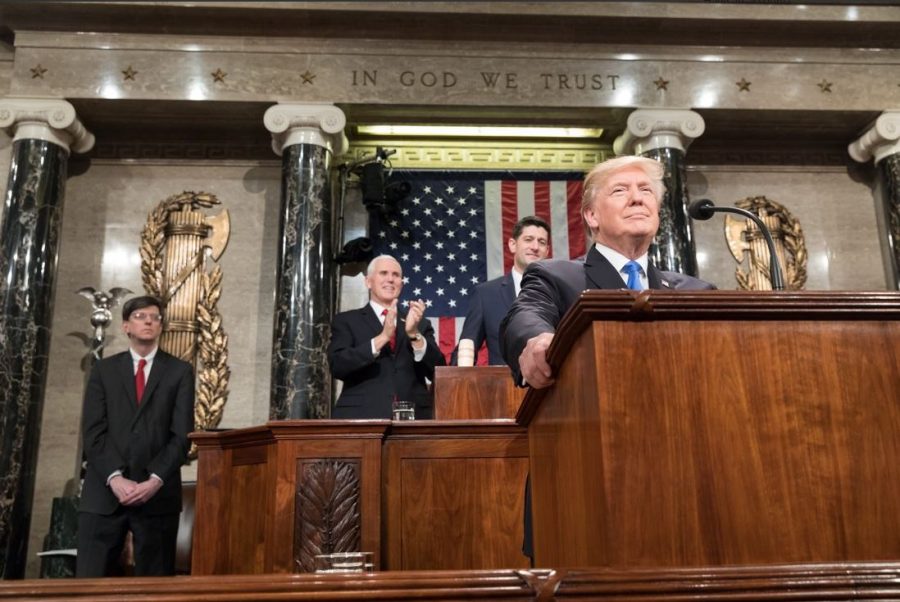 President Trump gave his first State of the Union speech Tuesday.