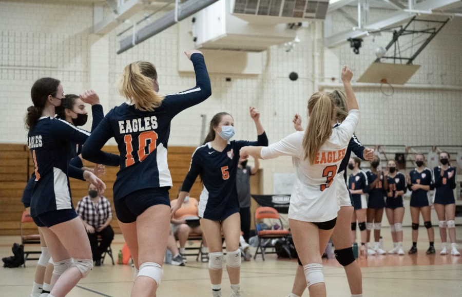 The girls volleyball team has become a focal point of AMSAs athletic program.