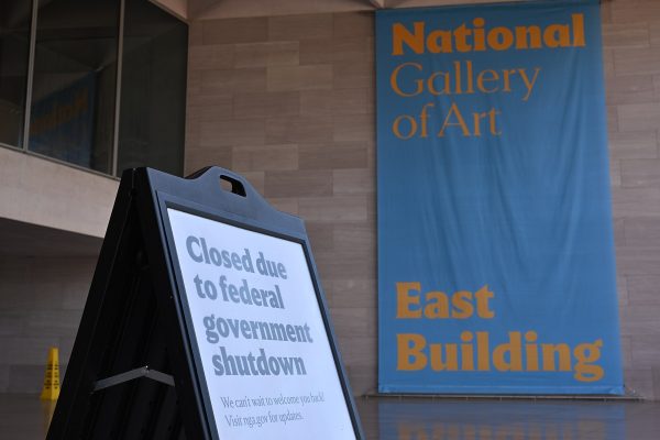 The National Gallery of Art closed due to the government shutdown, which lasted for 43 days.
