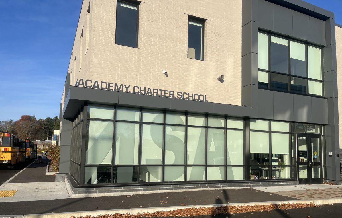 AMSA's new building primarily serves as a science building, and it is the new home for Principal Mike Nawrocki.