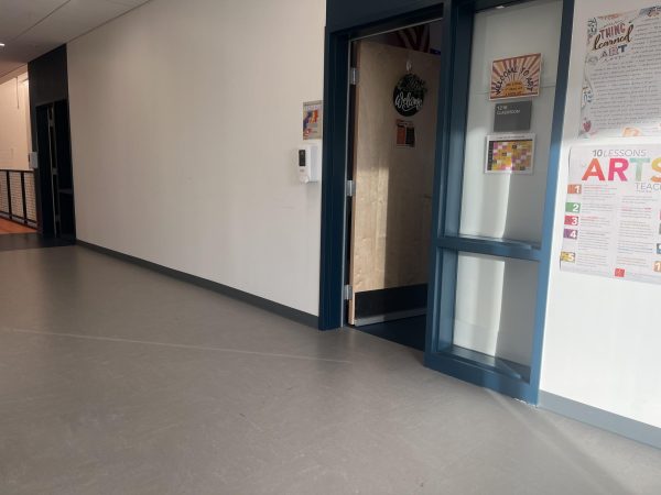 Hallways still need to be brought to life in AMSA's new building.